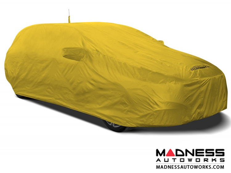 Alfa Romeo Stelvio Custom Vehicle Cover - Stormproof - Yellow + Shark Fin Antenna Pocket
